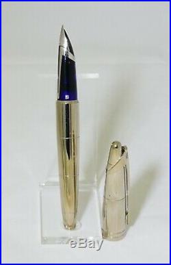 Extremely Rare NOS Sterling Silver Waterman Edson with 18K EF Nib