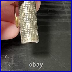 FOR PARTS Parker Sterling Silver Rollerball & Fountain Pen 14k Nib & Pencil