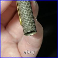 FOR PARTS Parker Sterling Silver Rollerball & Fountain Pen 14k Nib & Pencil