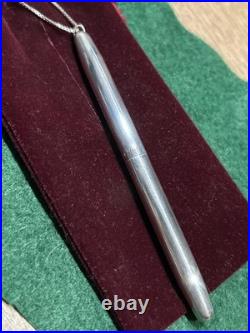 Fisher Sterling Silver Space Pen Pendant Necklace