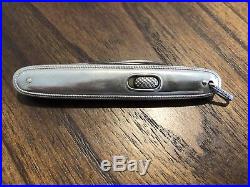 Flylock Double Blade Sterling Silver Pen Knife Vintage 1908 made in USA