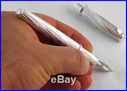 Fountain Pen GAUDI Sterling Silver ITALY New ORIGINAL