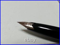 Fountain Pen PLATINUM STERLIG SILVER 18K-WG Size F 925 withCase VG