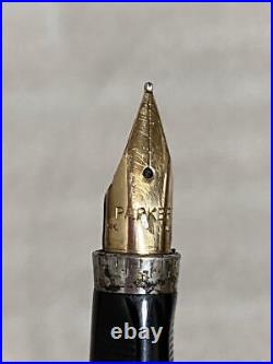 Fountain pen PARKER nib 14K sterling silver M