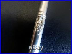 French Antique Sterling Silver Dip Nib Pen Writing Accessories Deskware