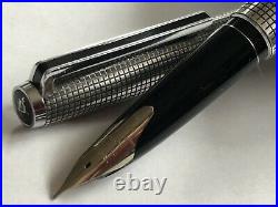 From JapanPILOT Vintage Fountain Pen CUSTOM STERLING SILVER 1971 18K Nib M