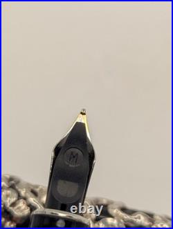 Fultz Parker Duofold Floral Repousse Sterling Silver Fountain Pen LE 12/200