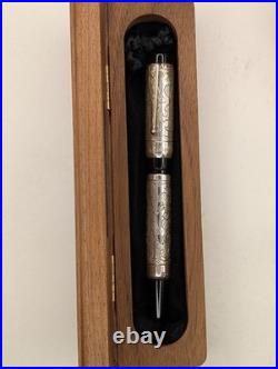 Fultz Parker Duofold Hand Engraved Sterling Silver Fountain Pen LE 121/500