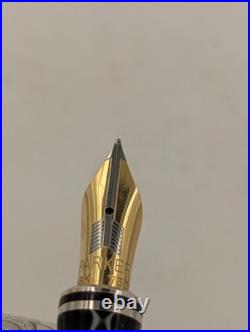 Fultz Parker Duofold Hand Engraved Sterling Silver Fountain Pen LE 121/500