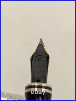 Fultz Parker Duofold Hand Engraved Sterling Silver Fountain Pen LE 121/500