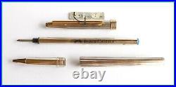 Genuine CHRISTIAN DIOR 925 Sterling Silver & Gold Plated ROLLERBALL N. O. S