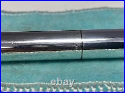 Genuine Tiffany & Co 1837 Sterling Silver 925 Twist Ballpoint Pen