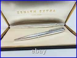 German 1960's Zenith Extra 925 Sterling Silver Guilloche Ballpoint Pen Box