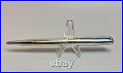 German 1960's Zenith Extra 925 Sterling Silver Guilloche Ballpoint Pen Box