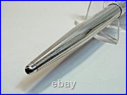 German 1960's Zenith Extra 925 Sterling Silver Guilloche Ballpoint Pen Box