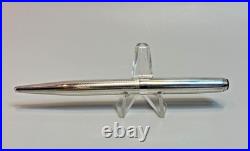 German 1960's Zenith Extra 925 Sterling Silver Guilloche Ballpoint Pen Box