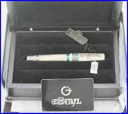 Gevril GEV-F-1146 Special Edition Sterling Silver Beige Fountain Pen NIB