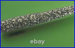 Gorgeous Gorham Sterling Early Dip Pen Repousse Flowers