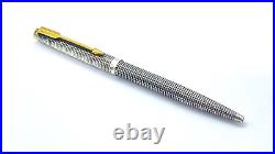 Gorgeous Parker 75 Ballpoint Pen, Sterling Silver Cisele, Made In Usa, Sb