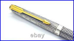 Gorgeous Parker 75 Ballpoint Pen, Sterling Silver Cisele, Made In Usa, Sb