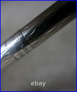 Gorgeous Scarce Tiffany & Co Sterling Silver Ball Pen Diamond Pattern