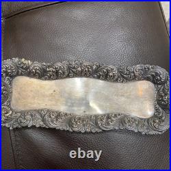 Gorgeous Victorian NY Sterling Silver pen Tray c. 1870
