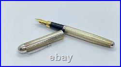 Gorgeous Yafa Fountain Pen, In Box, Sterling Silver, Firm Medium Nib, W. Germany
