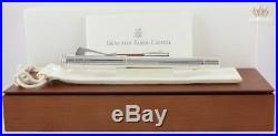 Graf Von Faber-castell Classic Solid Sterling Silver Fountain Pen 18 K Gold Nib