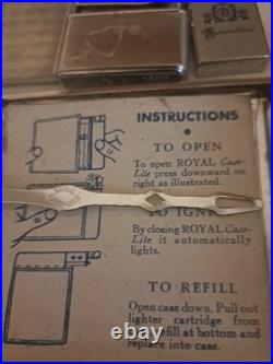 Group Of Rare Lighters/ & Sterling Pens/old Chinese Pipe