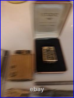 Group Of Rare Lighters/ & Sterling Pens/old Chinese Pipe