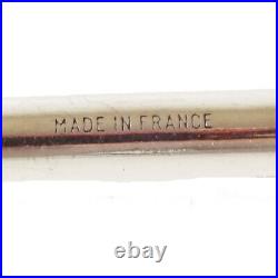 HERMES Logo Ballpoint Pen Silver Sterling 925 Ink Black France 08MX301