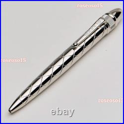 HOT Rolex Imperial Silver Signature Pen Finish Ballpoint Pen New Perfect Gift