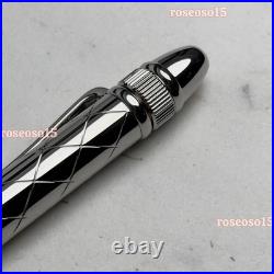 HOT Rolex Imperial Silver Signature Pen Finish Ballpoint Pen New Perfect Gift
