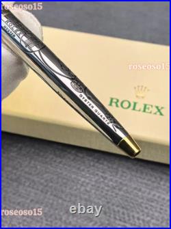 HOT Rolex Silver Gold Finish Ballpoint Pen New Perfect Gift New With Box