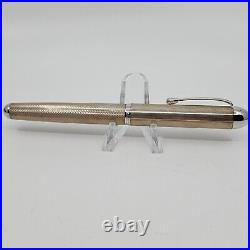 Harcourt Sterling Silver Fountain Pen With Irridium Tip