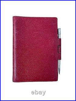 Hermes Agenda / Notebook with Sterling Silver Pen
