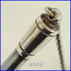 Hermes Ballpoint Pen With Strap Sterling Silver