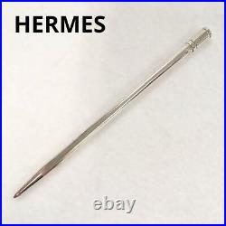 Hermes Novelty Sterling silver Ag925 Ballpoint Pen Blue ink From Japan