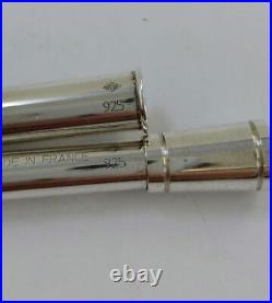 Hermes ballpoint pen sterling silver Agenda GM 11cm Used Japan Fedex