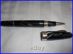 INK PEN Montegrappa 1912 Ballpoint Pen withBox Paperwork Sterling Silver Italy