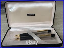 Inoxocrom Sterling Silver Pen & pencil In Display Case Made In Italy, New