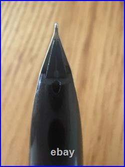 JAPAN PILOT Sterling Silver 1975 vintage 18K nib size F fountain pen