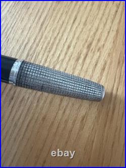 JAPAN PILOT Sterling Silver 1975 vintage 18K nib size F fountain pen