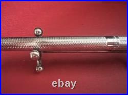 Jhon Sterling Silver 925 Guilloché Fountain Pen Gold Vintage