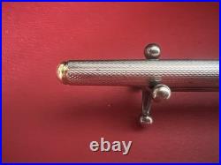 Jhon Sterling Silver 925 Guilloché Fountain Pen Gold Vintage