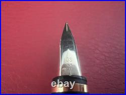 Jhon Sterling Silver 925 Guilloché Fountain Pen Gold Vintage