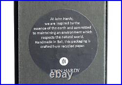 John Hardy Palm Wood & Sterling Silver Ballpoint Pen New Box Rare
