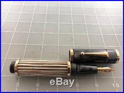 Judd's NEW H. Van Dyke Bexley Parts 14kt. Gold & Sterling Silver Fountain Pen