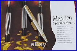 -LIMITED EDITION WATERMAN Man 100 Sterling Silver 1983 Ballpoint VERY RARE