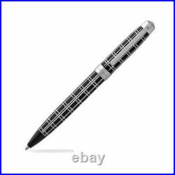 Laban Black and. 925 Sterling Silver Ballpoint Pen Crossways LST-B9191-22
